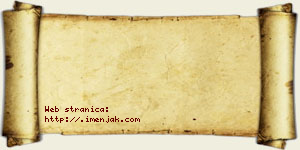 Kristina Rakezić vizit kartica